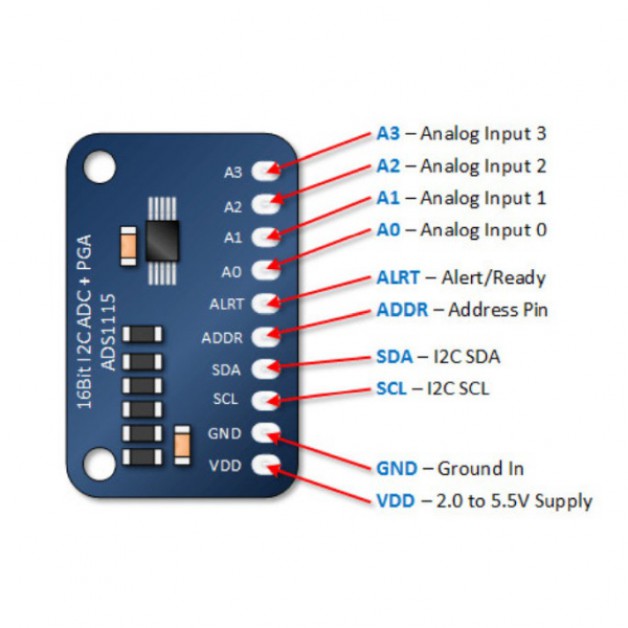 ADS1115 - 16 bits ADC Module