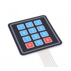 3x4 Membrane matrix keypad panel