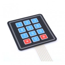 3x4 Membrane matrix keypad paneel