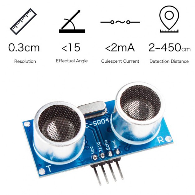 Arduino Ultrasonic Sensor HC-SR04