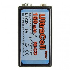 9 Volt Ultra Cell 160 mAh (oplaadbaar)