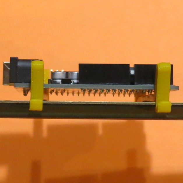Dinrail holder / strap for Arduino UNO (R3)
