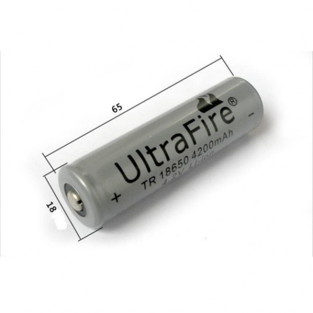 UltraFire 18650 battery 4200mAh