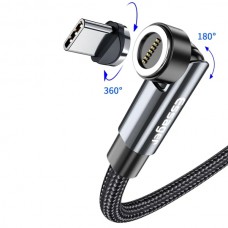 Magnetic data and charging cable 540° (USB-C) - 2 meters