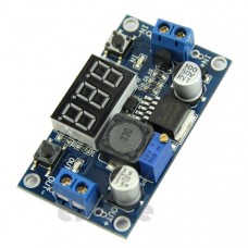 DC-DC buck converter with LCD