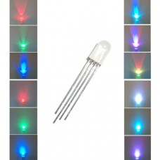 RGB crystal clear (5mm) anode