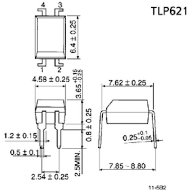 optocoupler TLP621 van toshiba