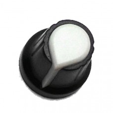 Knob for single turn Potentiometer (White)