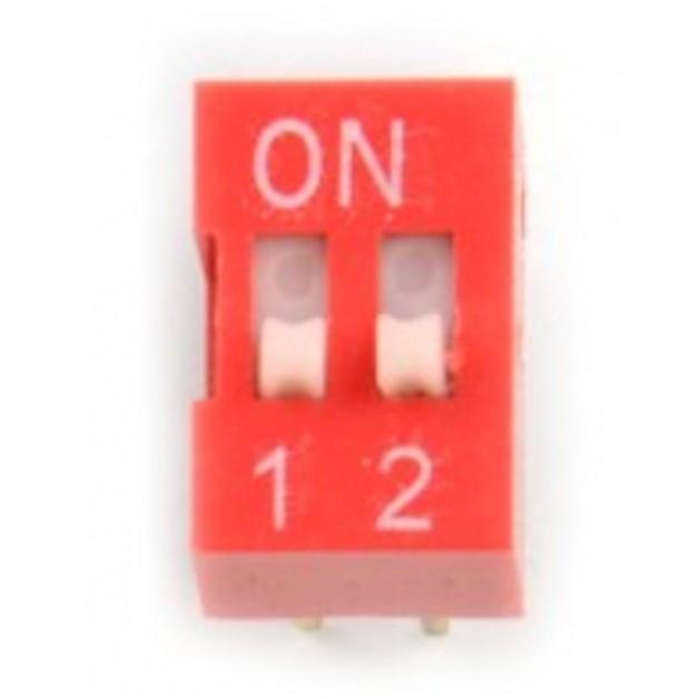 Dip Switch 2P (red)