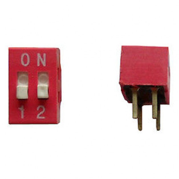 Dip Switch 2P (red)