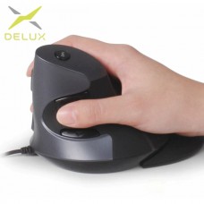 Delux M618BU(3519) Ergonomische muis (bedraad)