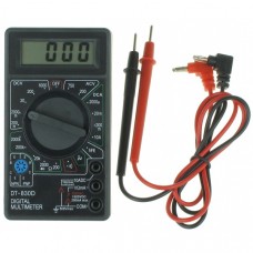 Simple Cheap Mulitimeter (DMM) Black