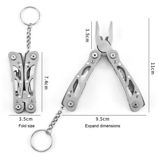 Multi-tool pliers (8 fold)