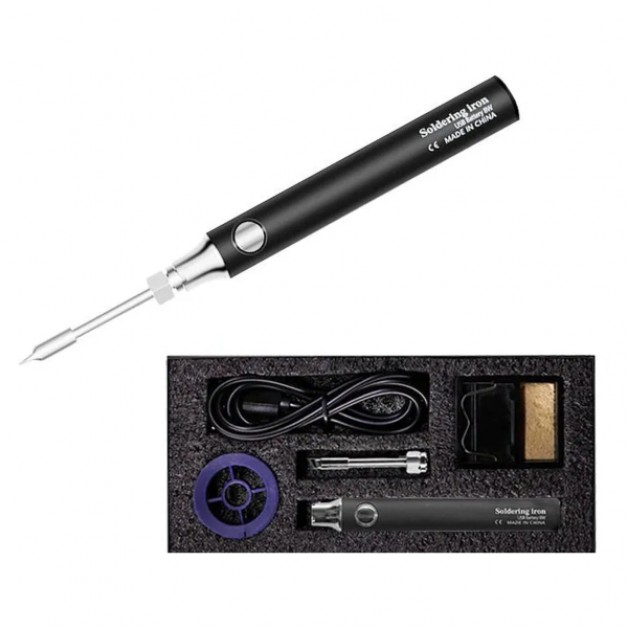 Cordless Rechargeable Soldering Iron (built-in battery)