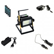 Rechargeable Portable Battery Constructionlight Set