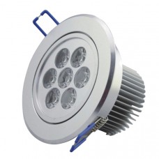 7 Watt warm witte inbouw spot